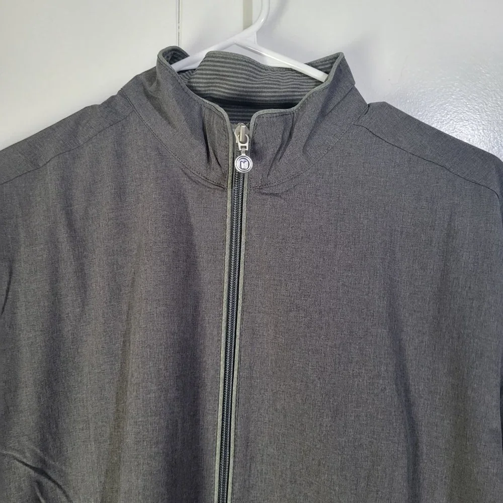 Linksoul Men's Small Black Morris Full-Zip Windbreaker Golf LS524 Athleisure - Picture 4 of 9